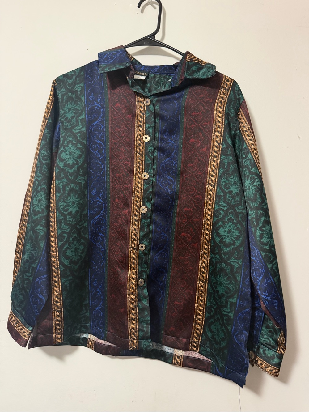 VTG Patterned Button Down - Picture 2 of 4
